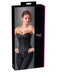 Straps-Corsage, schwarz